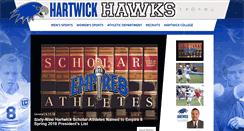 Desktop Screenshot of hartwickhawks.com